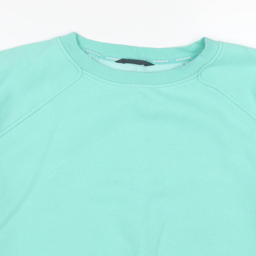 Marks and Spencer Womens Blue Polyester Pullover Sweatshirt Size 14 Pullover