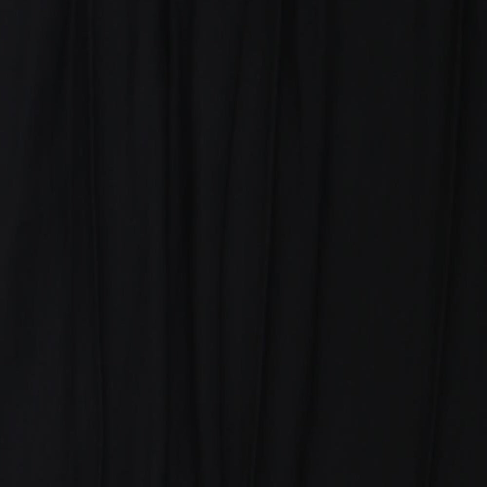 Primark Womens Black Viscose Trousers Size 18 Regular
