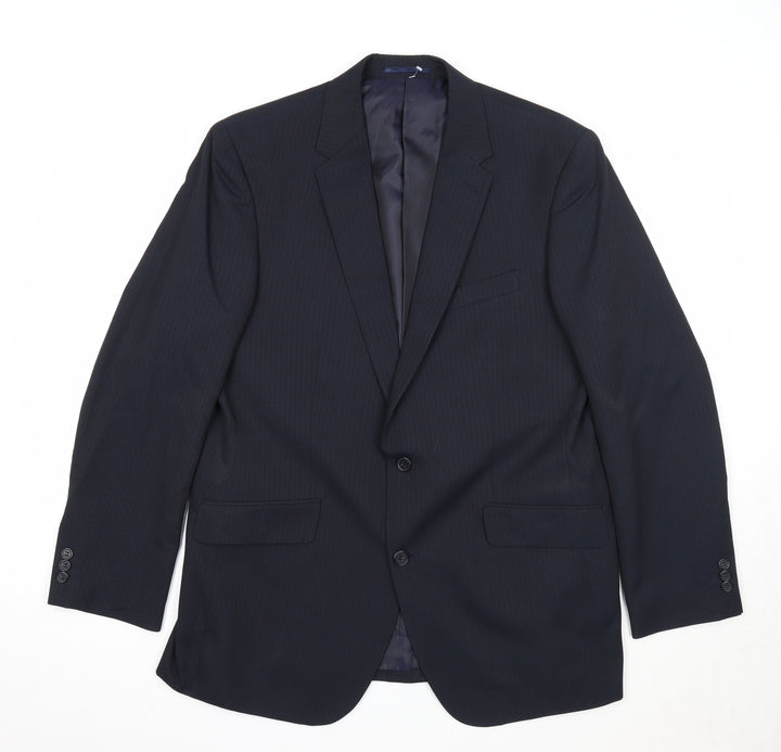 Taylor & Wright Mens Blue Polyester Jacket Suit Jacket Size 42 Regular