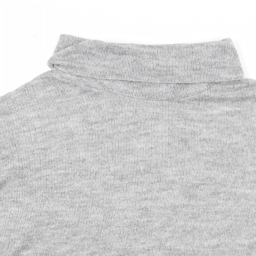 Atmosphere Womens Grey Roll Neck Acrylic Pullover Jumper Size M