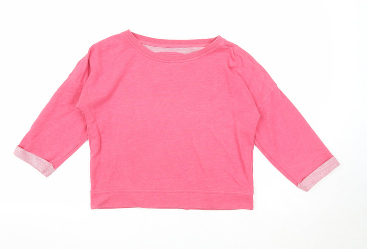 Atmosphere Womens Pink Polyester Pullover Sweatshirt Size 6 Pullover