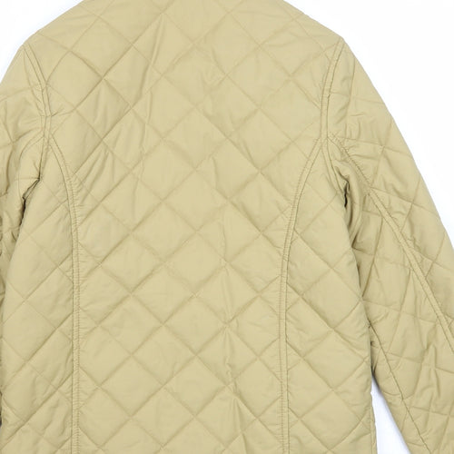 Indigo Girls Yellow Quilted Jacket Size 11-12 Years Snap