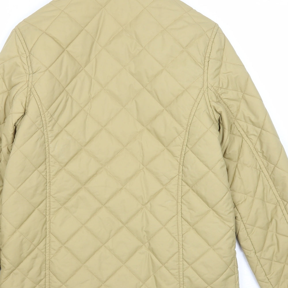 Indigo Girls Yellow Quilted Jacket Size 11-12 Years Snap