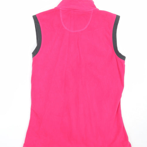 Crane Womens Pink Gilet Jacket Size 8 Zip