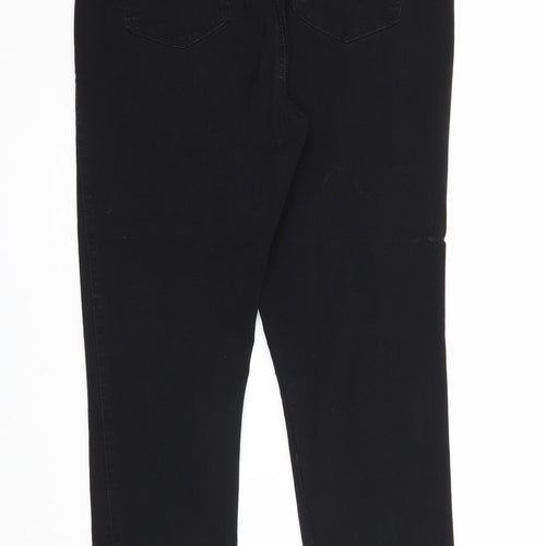 Miso Womens Black Viscose Trousers Size 18 Regular