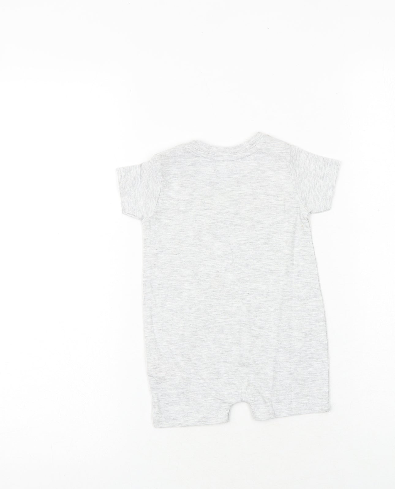 Peacocks Baby Grey 100% Cotton Romper One-Piece Size 0-3 Months Snap - Crab Print