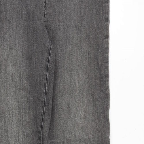 F&F Womens Grey Herringbone Cotton Jegging Jeans Size 8 Regular
