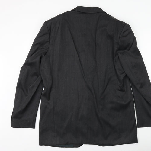 Horne Brothers Mens Grey Polyester Jacket Suit Jacket Size 44 Regular