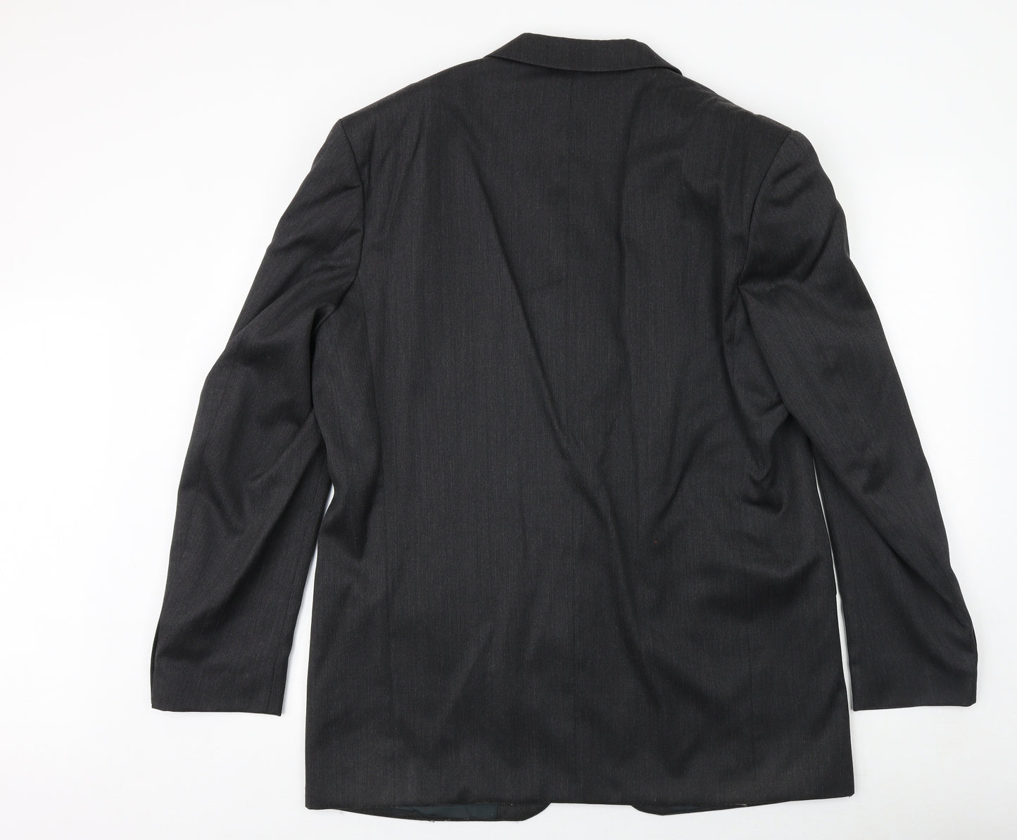 Horne Brothers Mens Grey Polyester Jacket Suit Jacket Size 44 Regular