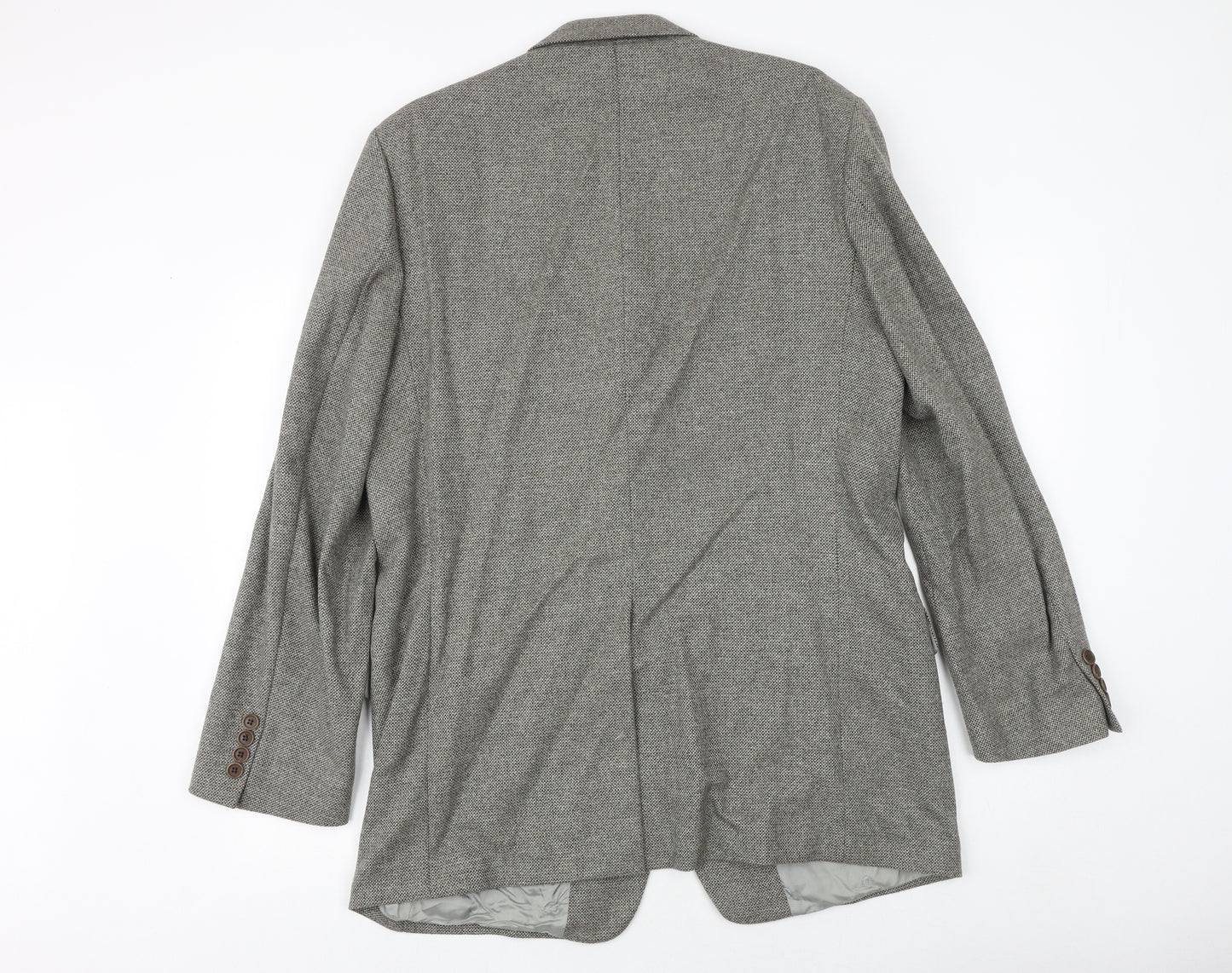 Marks and Spencer Mens Brown Wool Jacket Blazer Size 42 Regular