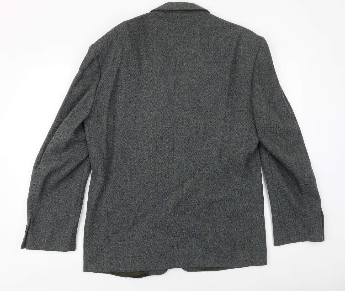 BHS Mens Grey Wool Jacket Blazer Size 38 Regular