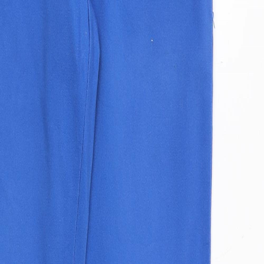 ESMARA Womens Blue Cotton Straight Jeans Size 10 Regular Zip