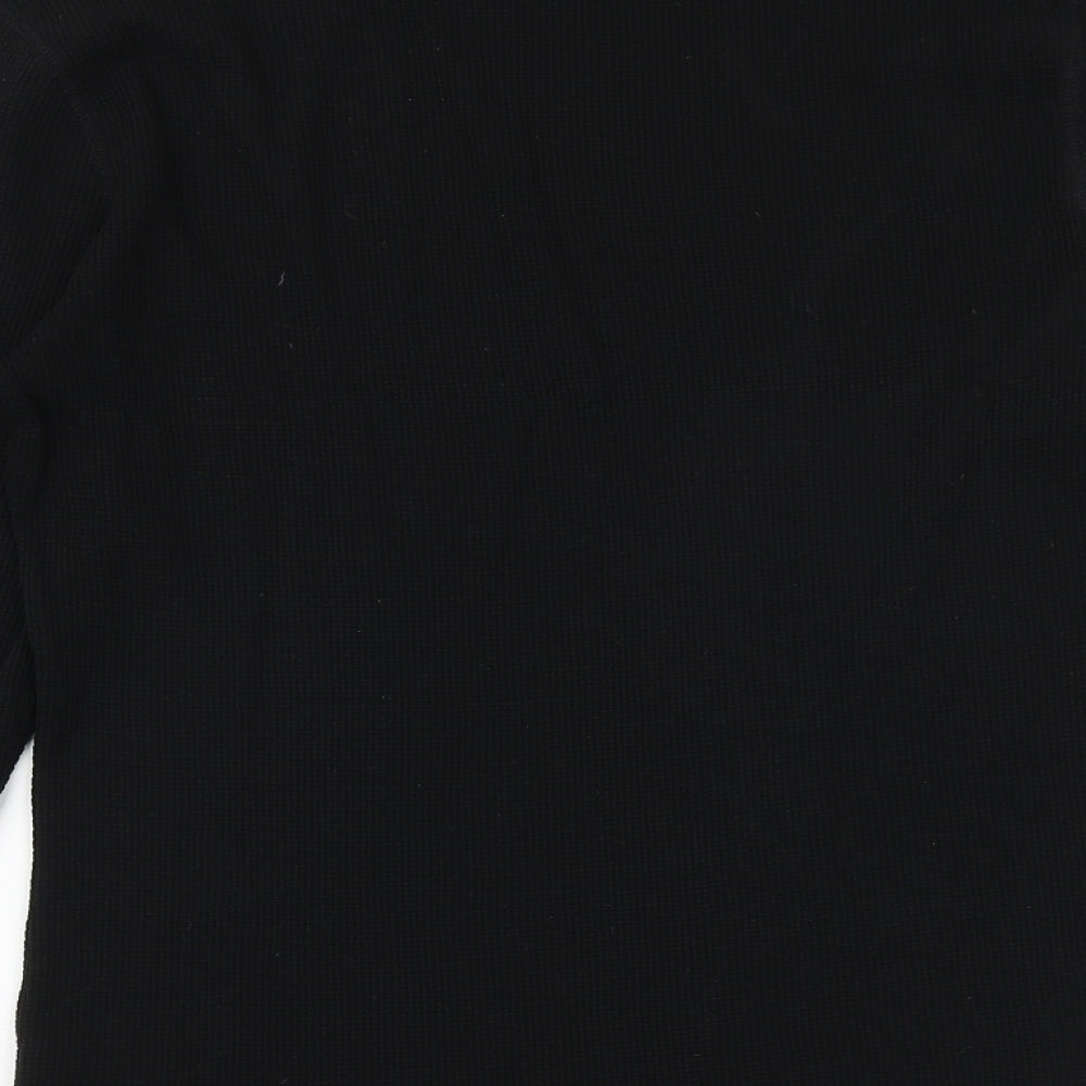 H&M Mens Black Cotton Pullover Sweatshirt Size L