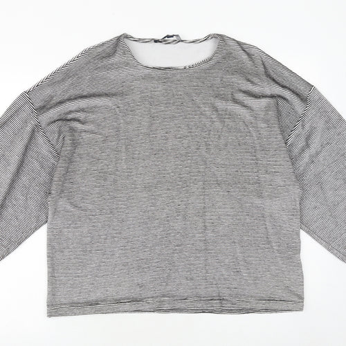 French Connection Womens Black Round Neck Viscose Pullover Jumper Size S