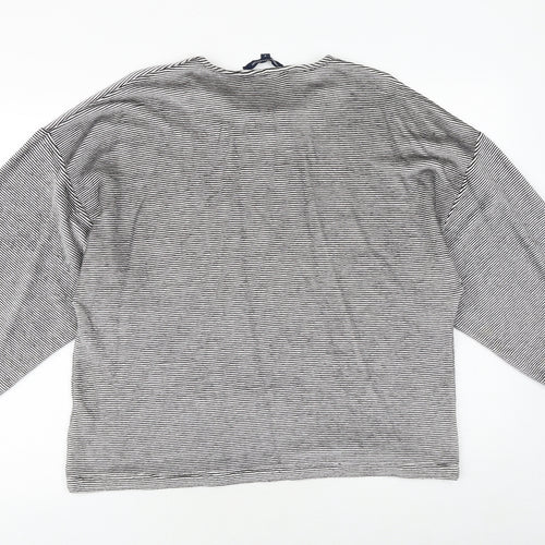 French Connection Womens Black Round Neck Viscose Pullover Jumper Size S