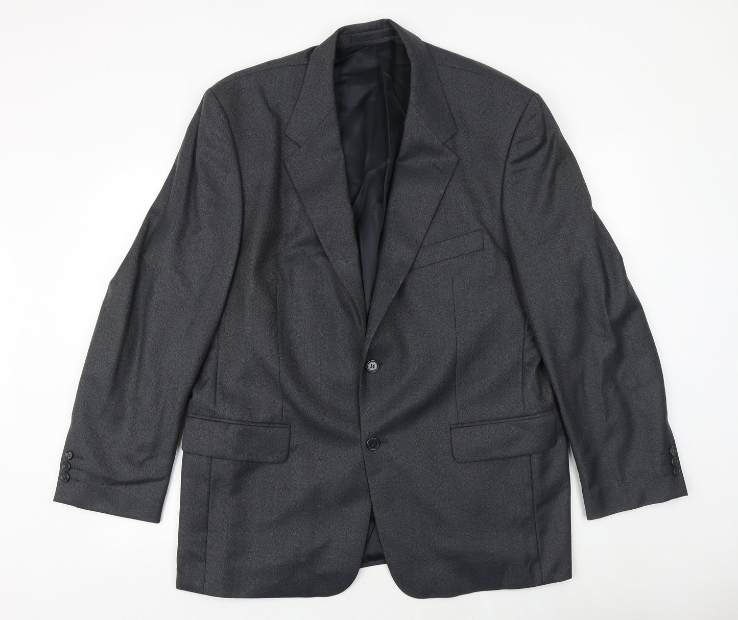 Wellington Mens Grey Wool Jacket Suit Jacket Size 44 Regular