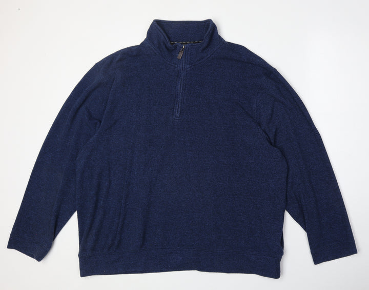 Preworn Womens Blue Cotton Pullover Sweatshirt Size 2XL