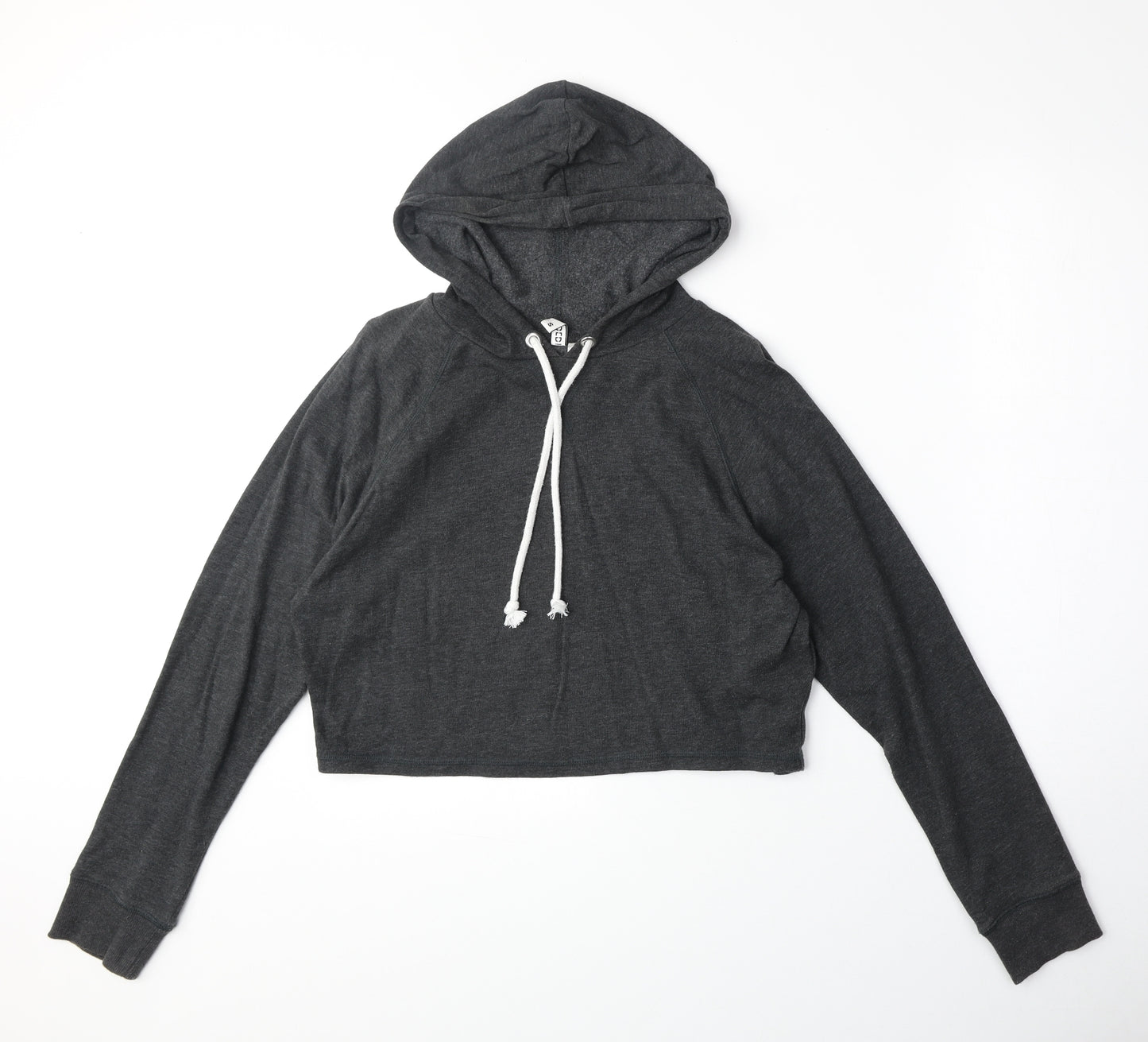 Divided by H&M Womens Grey Cotton Pullover Hoodie Size S Pullover