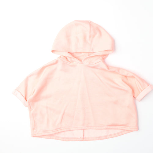 F&F Girls Pink Polyester Pullover Hoodie Size 3-4 Years Pullover