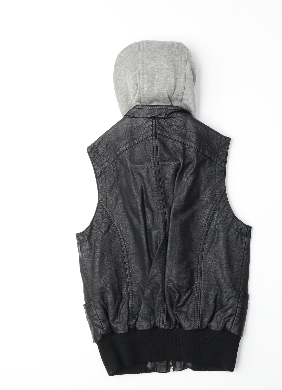 New Look Womens Black Gilet Jacket Size 8 Zip