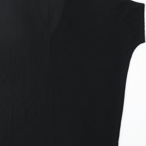 Select Womens Black Polyester Basic Blouse Size 10 Halter