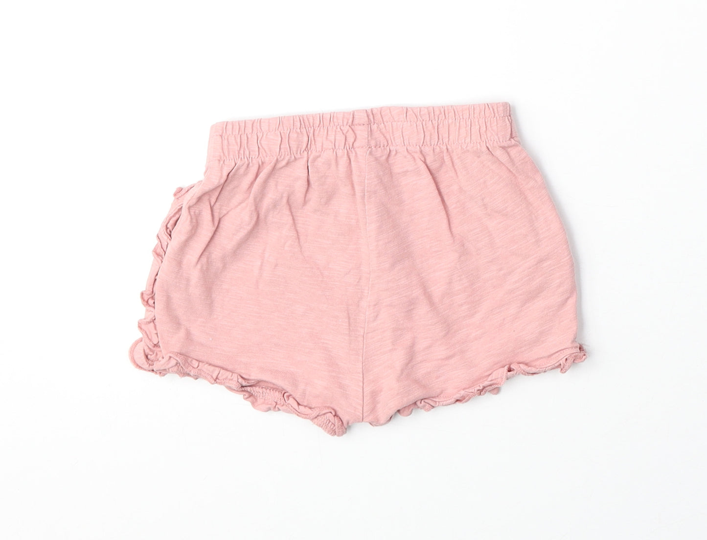 NEXT Girls Pink 100% Cotton Sweat Shorts Size 2-3 Years Regular