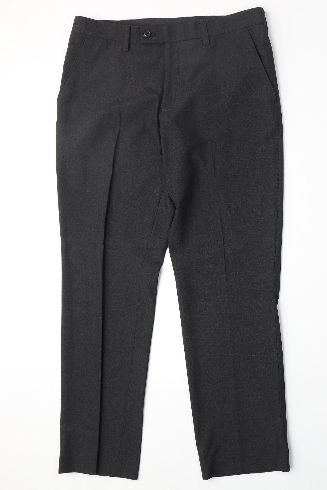 NEXT Mens Grey Polyester Dress Pants Trousers Size 32 in Regular Zip