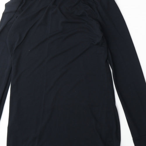 Preworn Womens Blue Polyester Pullover Sweatshirt Size M Pullover