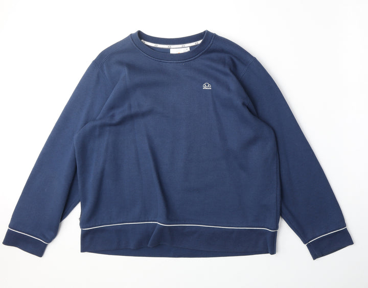 ellesse Boys Blue Polyester Pullover Sweatshirt Size 16 Years Pullover