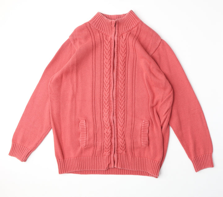 EWM Womens Red Jacket Size XS Zip