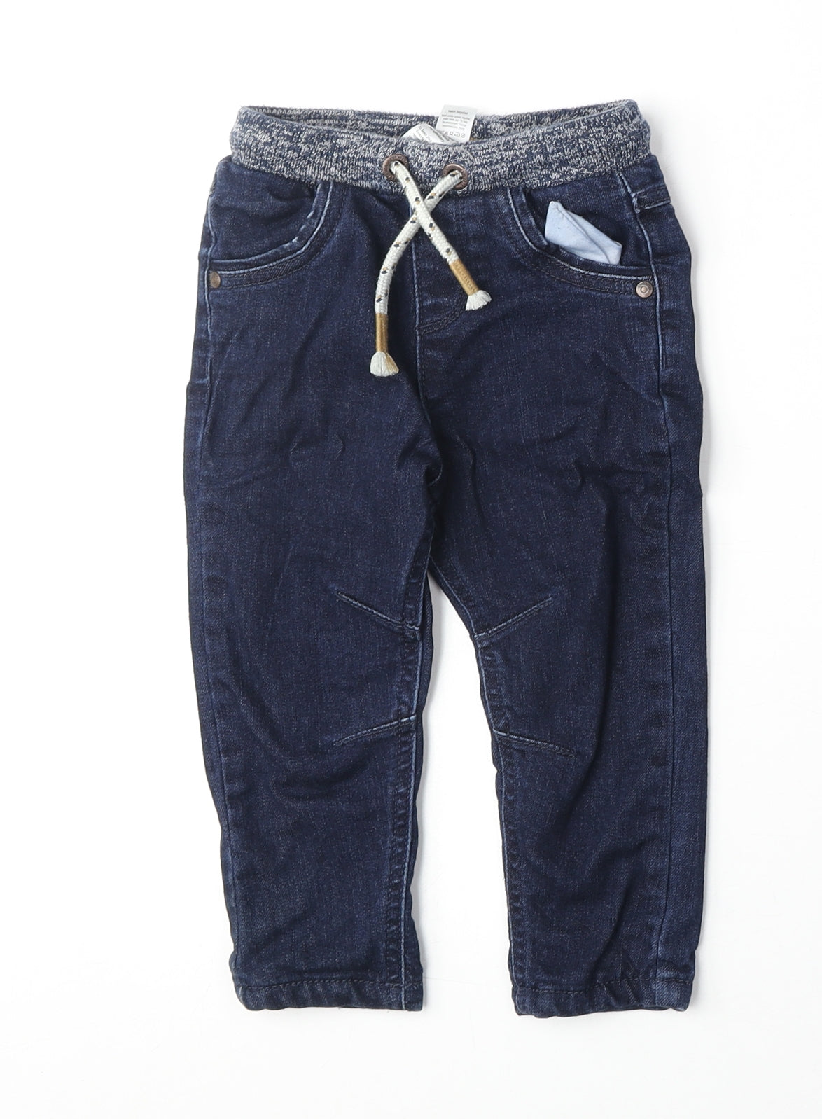George Blue Cotton Jogger Jeans Size 18-24 Months Pullover
