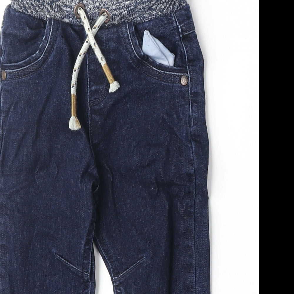 George Blue Cotton Jogger Jeans Size 18-24 Months Pullover