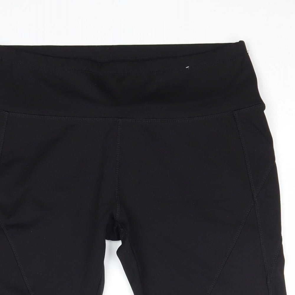 Primark Womens Black Polyester Biker Shorts Size S Regular