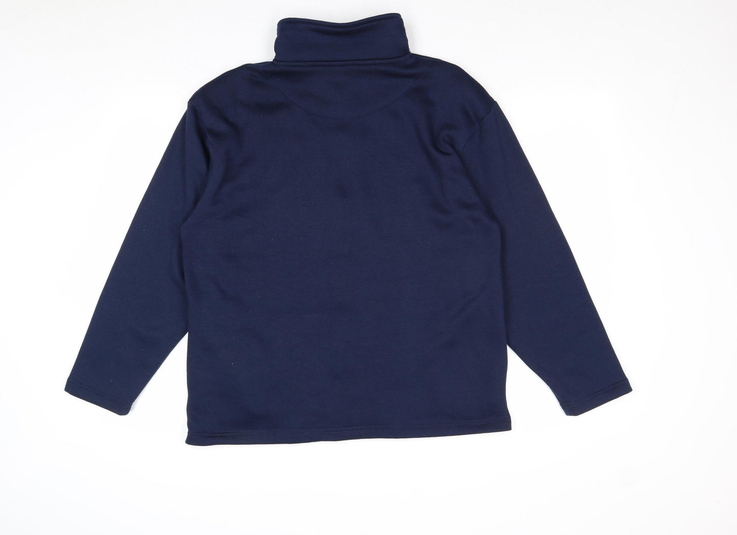 Donna Lewis Womens Blue Jacket Size L Zip