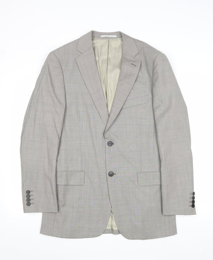 Marks and Spencer Mens Grey Polyester Jacket Suit Jacket Size 38 Regular
