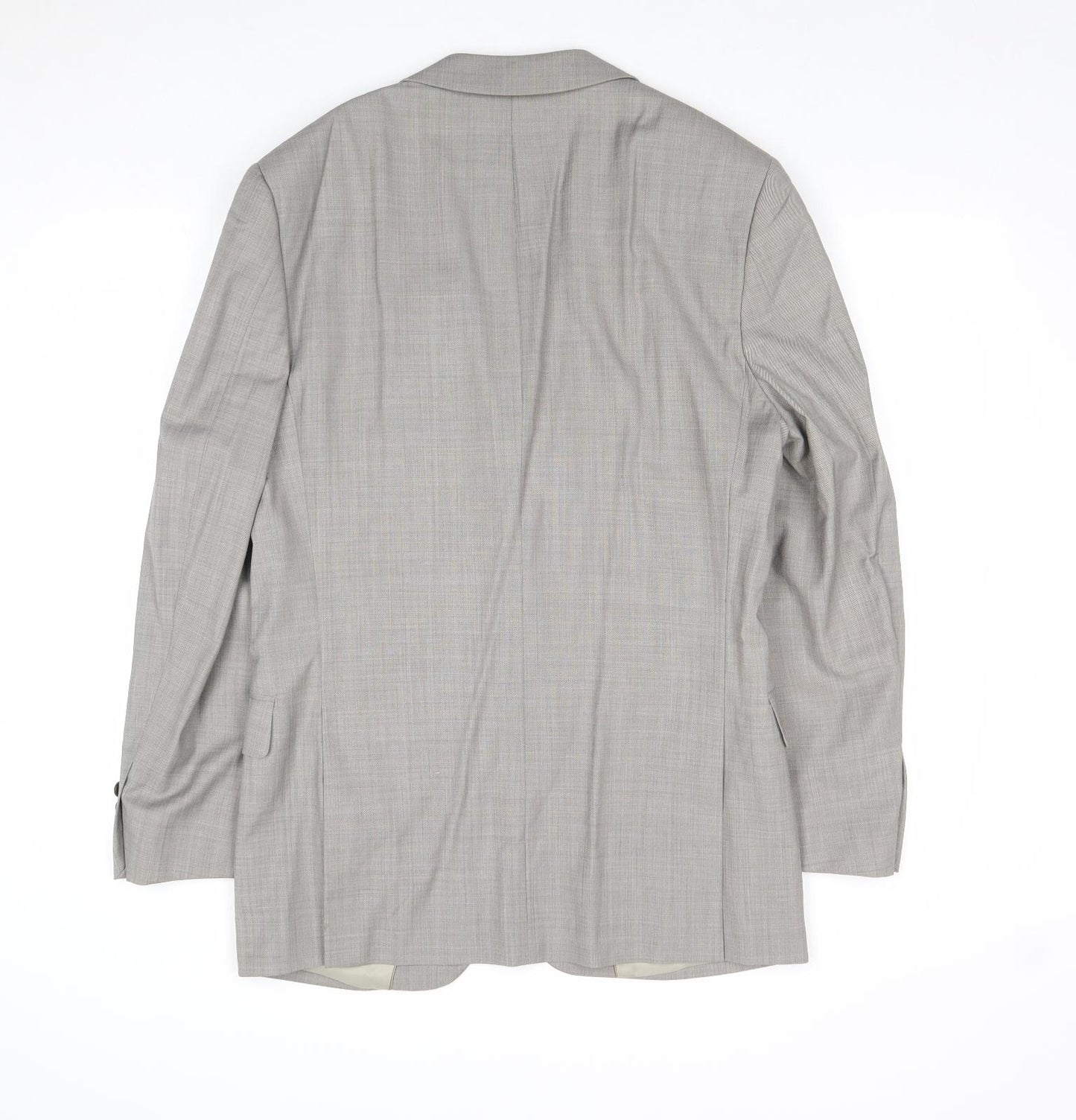 Marks and Spencer Mens Grey Polyester Jacket Suit Jacket Size 38 Regular