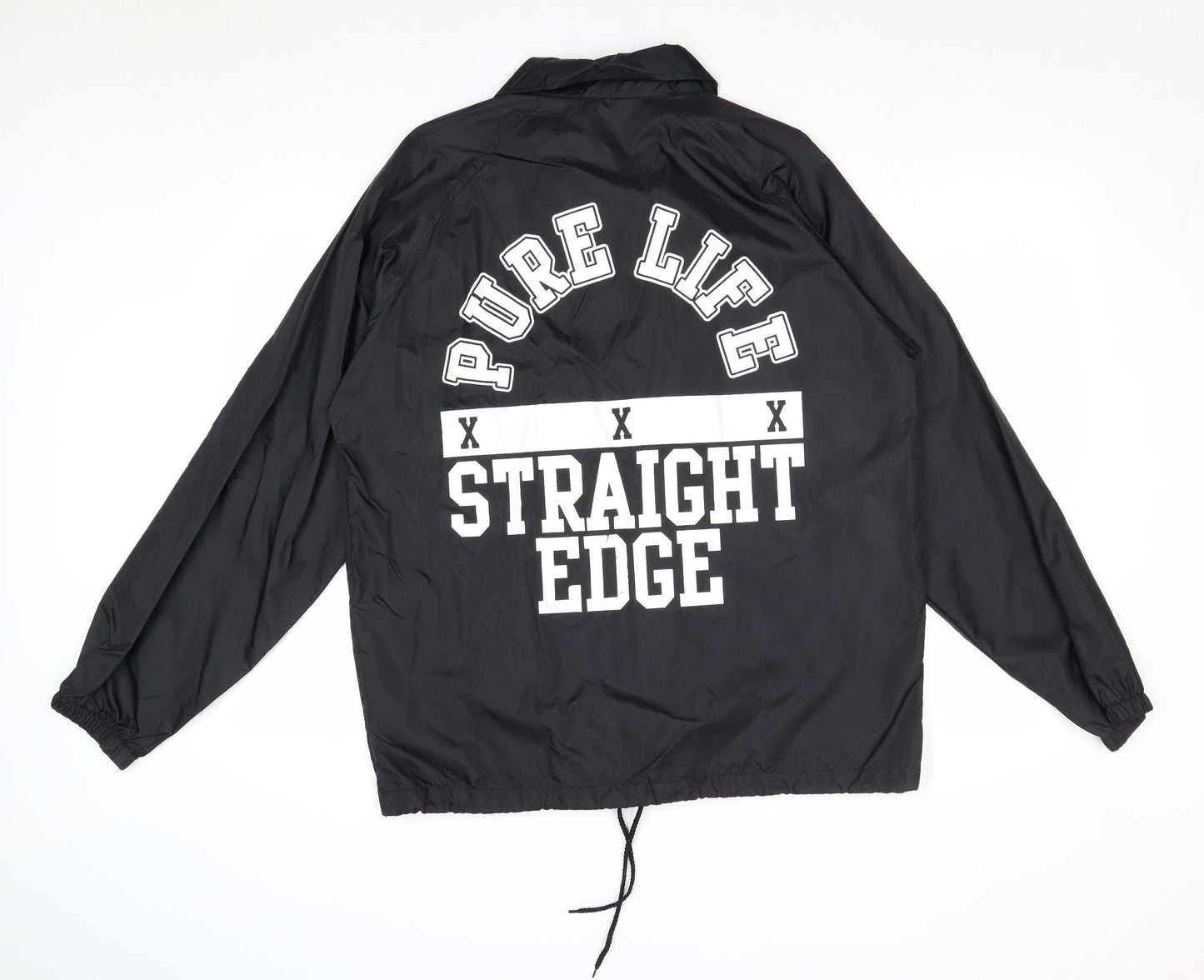 Cardinal Mens Black Jacket Size M Snap
