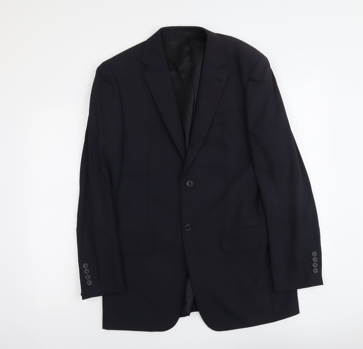 NEXT Mens Blue Wool Jacket Suit Jacket Size S Regular
