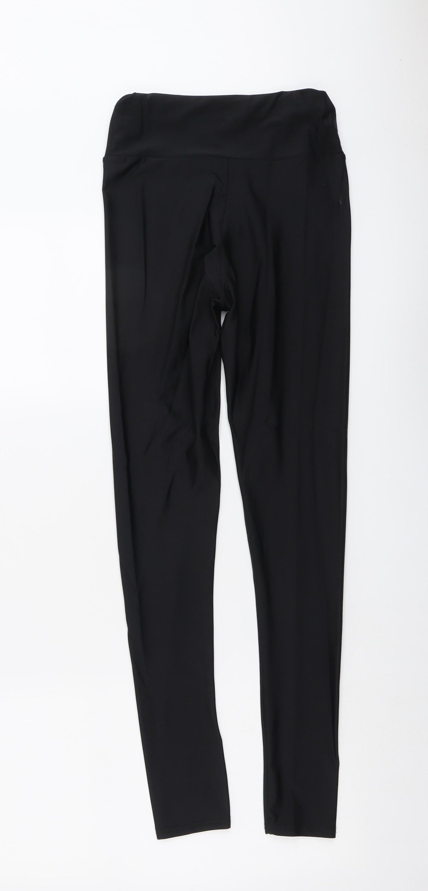 Missguided Womens Black Polyester Chino Leggings Size 8 L27 in