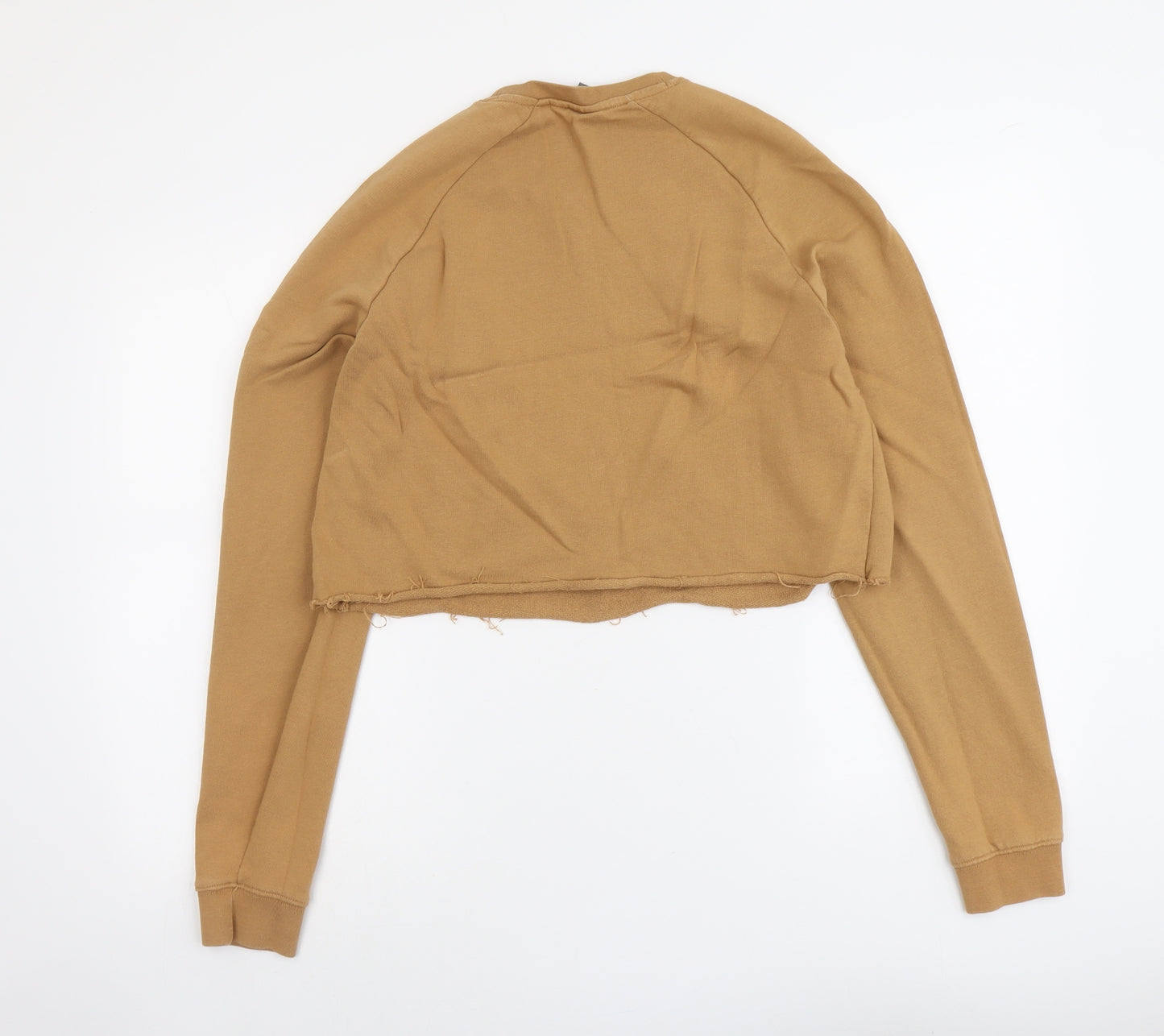 ASOS Womens Beige Cotton Pullover Sweatshirt Size L Pullover