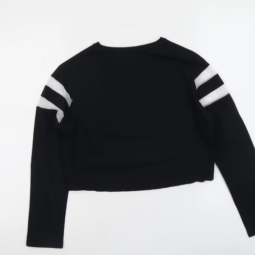 Candy Couture Girls Black Cotton Pullover Sweatshirt Size 11 Years Pullover - Girls Road Trip West Coast