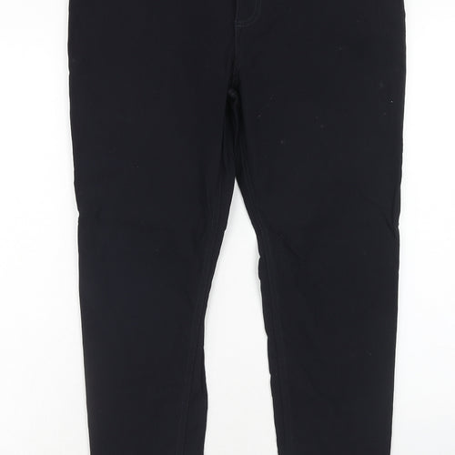 Preworn Womens Blue Polyester Jegging Jeans Size 14 Regular Zip