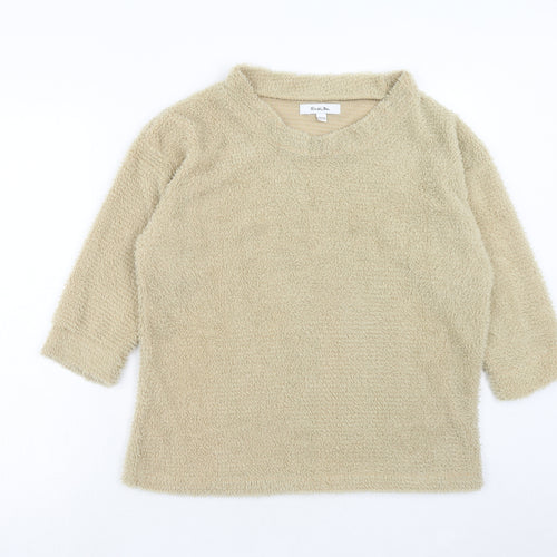 Simply Be Womens Beige Polyester Pullover Sweatshirt Size 14 Pullover