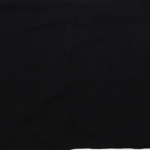 Primark Womens Black Polyester Pullover Sweatshirt Size 4 Pullover - Size 4-6