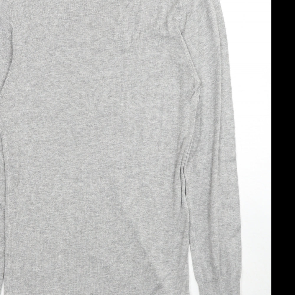 Atmosphere Womens Grey Roll Neck Viscose Pullover Jumper Size 14