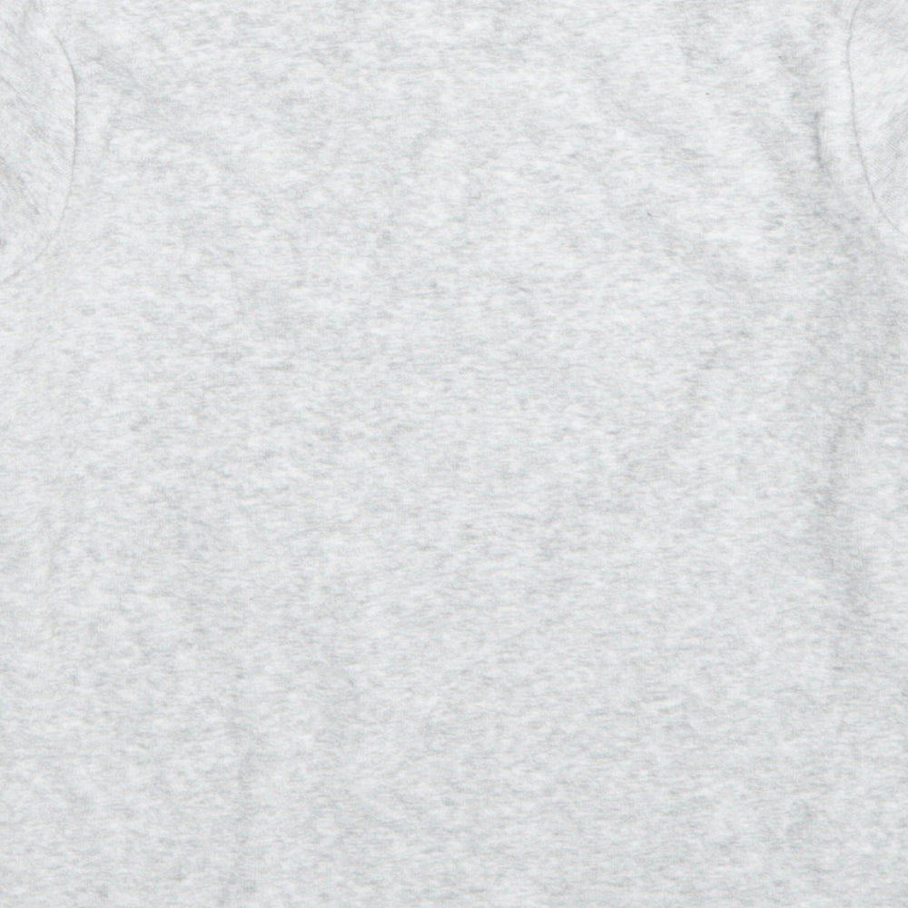 River Island Boys Grey Cotton Pullover Sweatshirt Size 6 Years Pullover - Rwar! Dinosaur