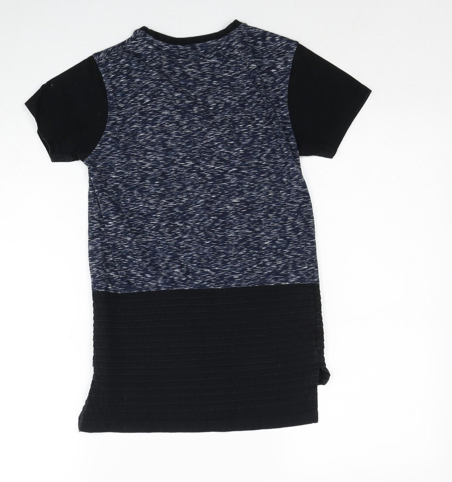 Primark Boys Blue Cotton Basic T-Shirt Size 9-10 Years Round Neck Pullover - The Future