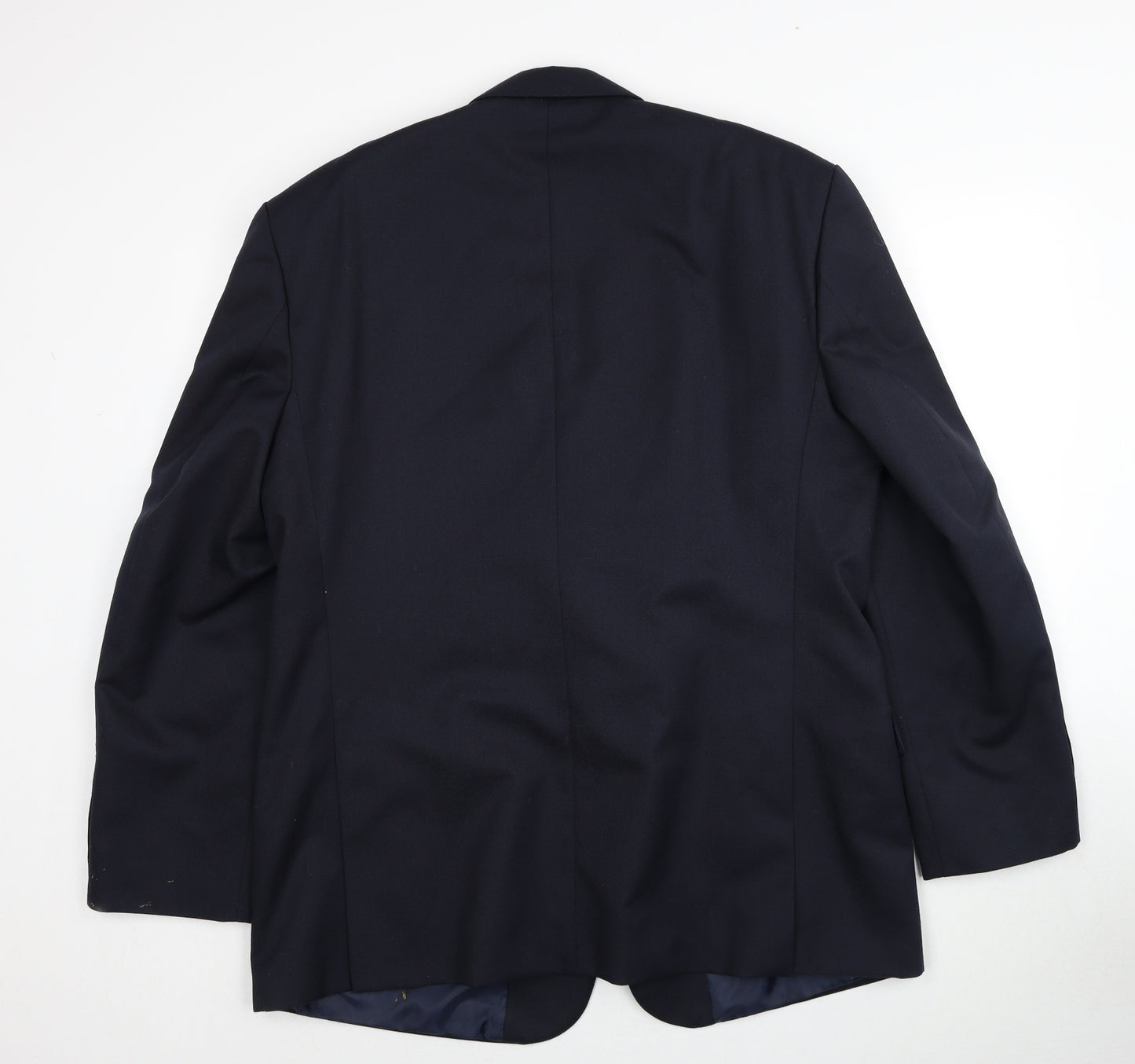 Preworn Mens Blue Wool Jacket Suit Jacket Size 42 Regular