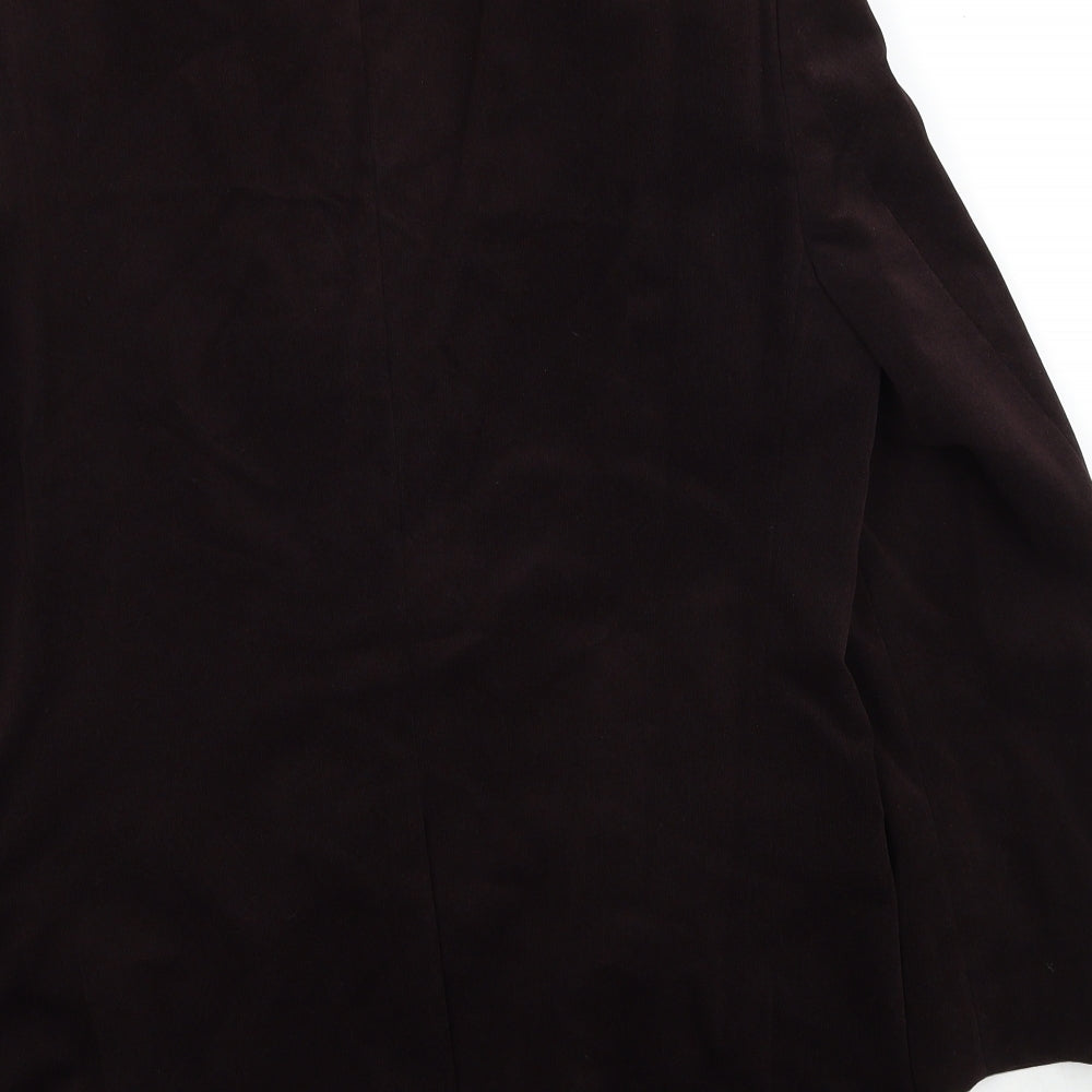 Marks and Spencer Mens Purple Polyester Jacket Blazer Size 38 Regular