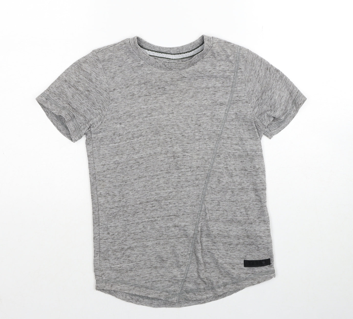 F&F Boys Grey Polyester Basic Tank Size 6-7 Years Round Neck Pullover